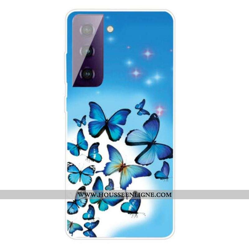 Coque Samsung Galaxy S21 Plus 5G Papillons Papillons