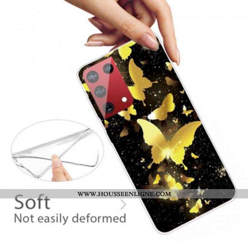 Coque Samsung Galaxy S21 Ultra 5G Beaux Papillons