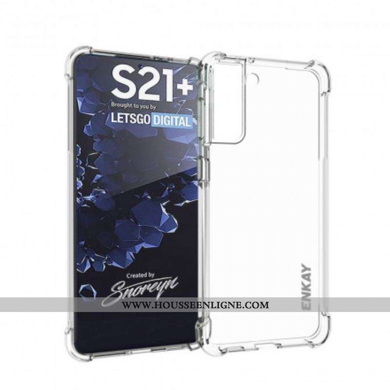 Coque Samsung Galaxy S21 Ultra 5G Combo Coque et Verre trempée ENKAY