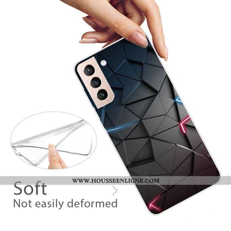 Coque Samsung Galaxy S22 5G Flexible Géométrie