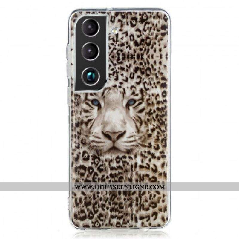 Coque Samsung Galaxy S22 5G Leopard Fluorescente