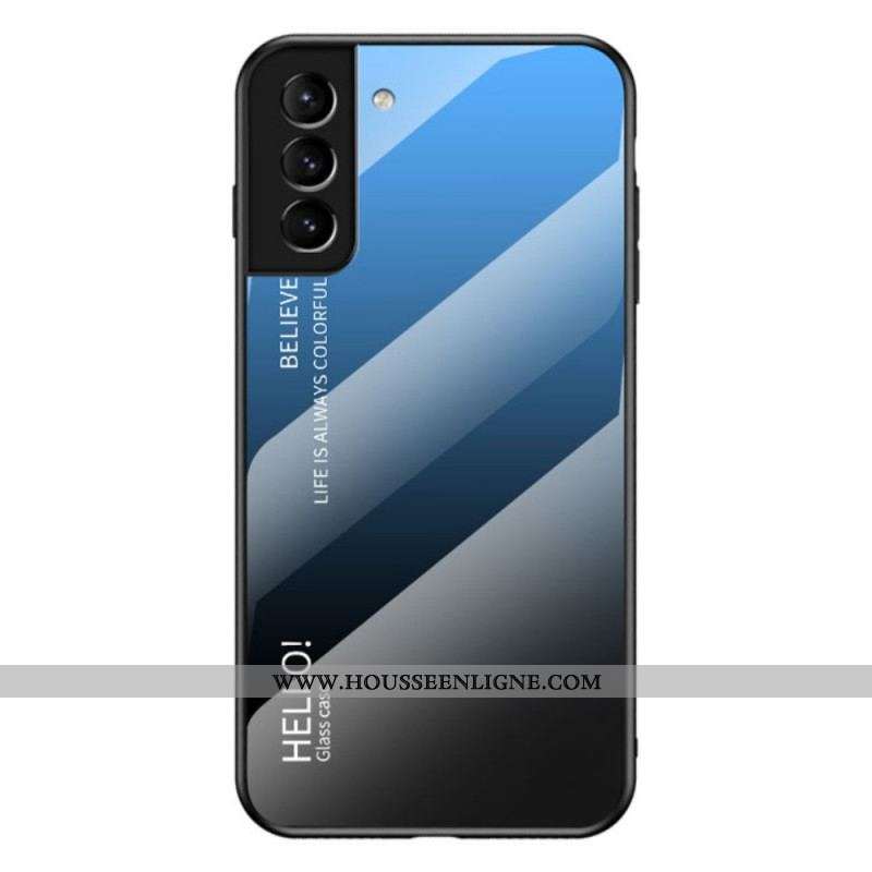 Coque Samsung Galaxy S22 5G Verre Trempé Hello