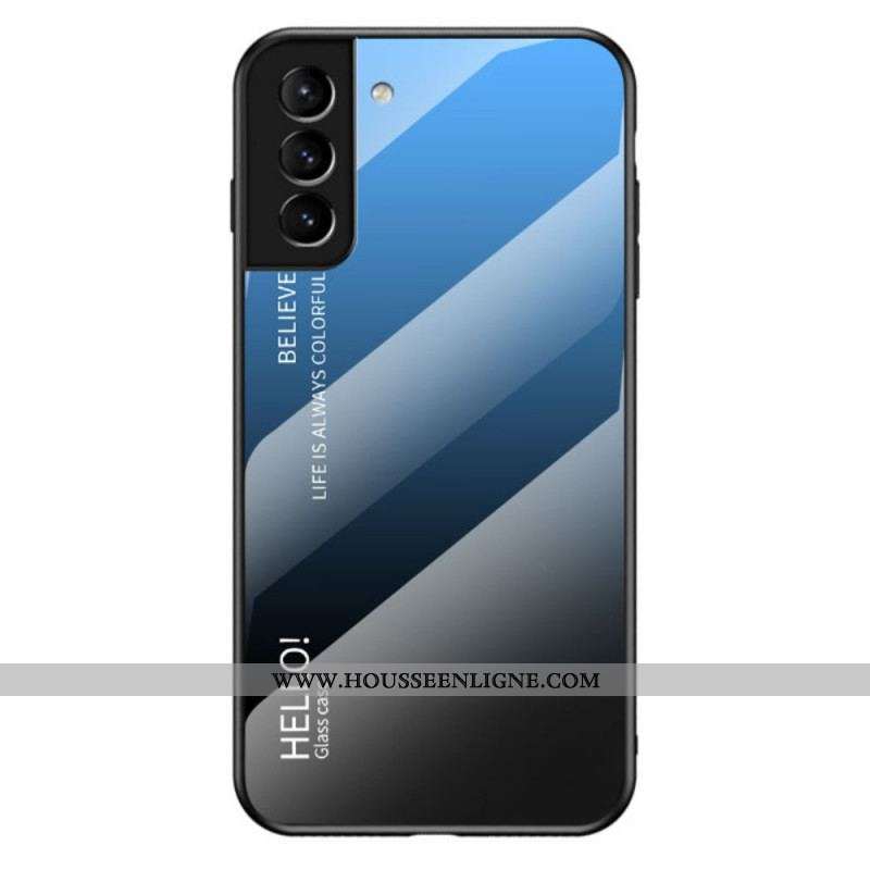 Coque Samsung Galaxy S22 Plus 5G Verre Trempé Hello