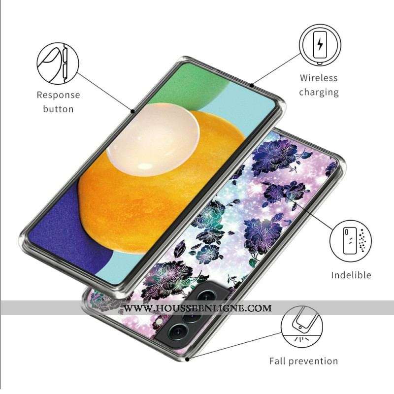 Coque Samsung Galaxy S23 5G Déclinaison Florale