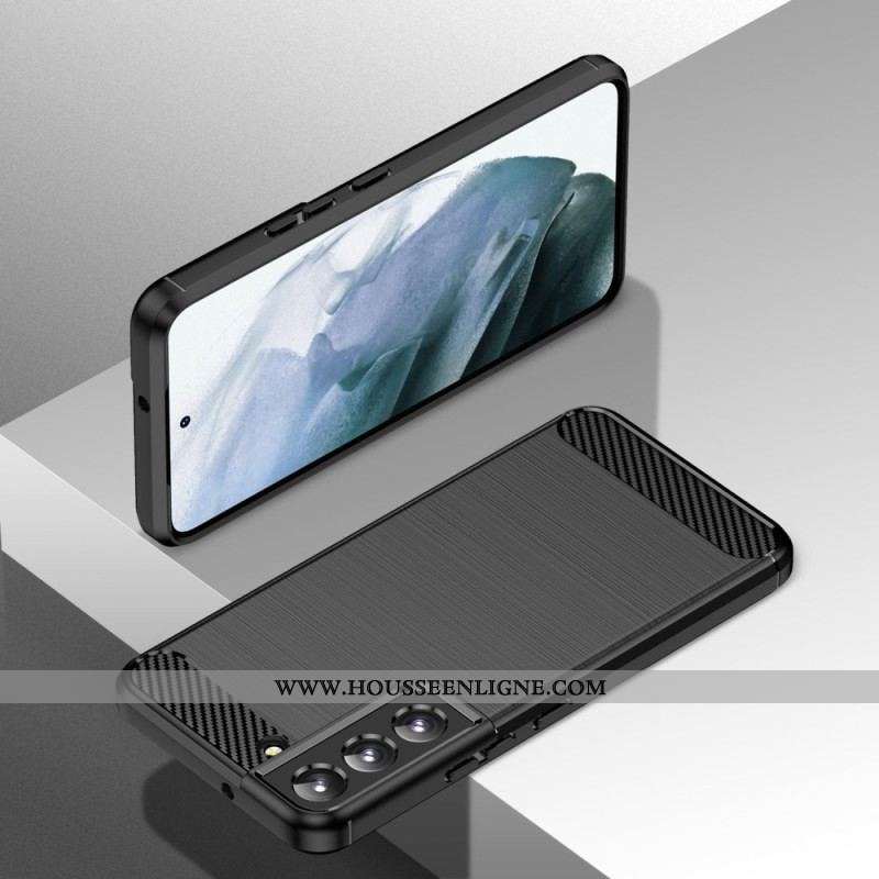 Coque Samsung Galaxy S23 5G Fibre Carbone Brossée