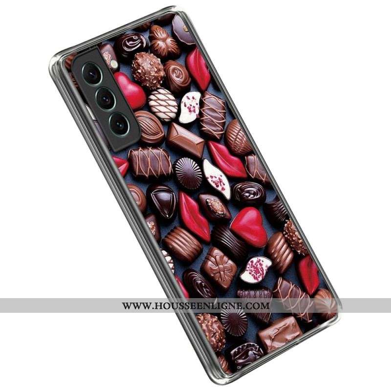 Coque Samsung Galaxy S23 5G Flexible Chocolat