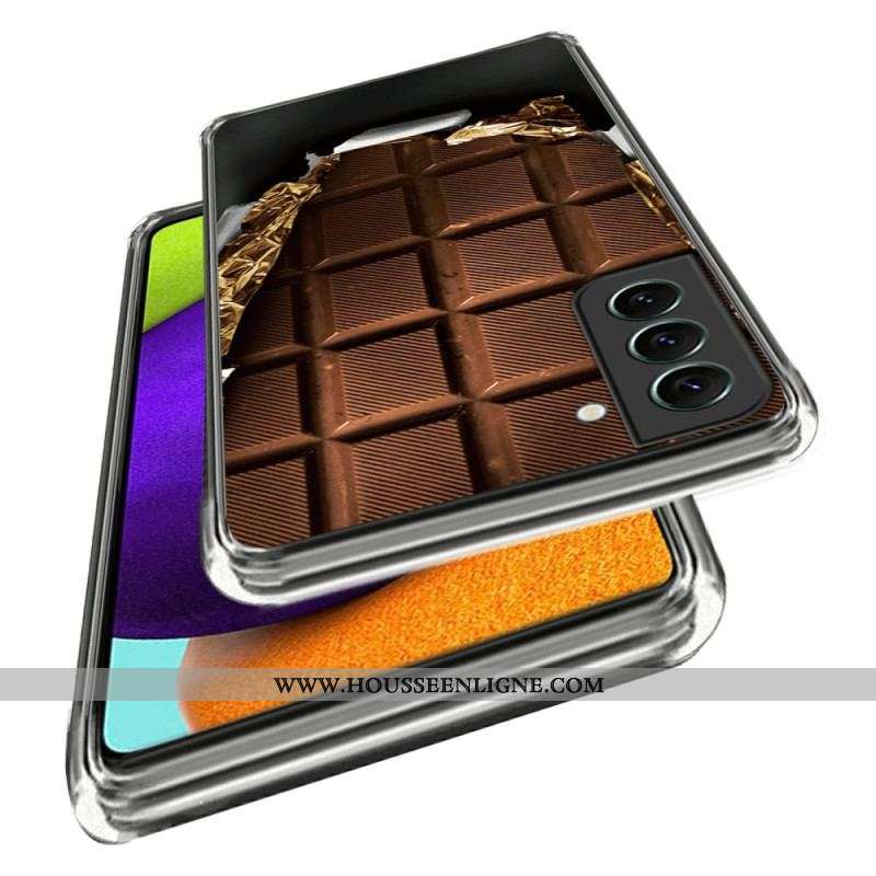 Coque Samsung Galaxy S23 5G Flexible Chocolat