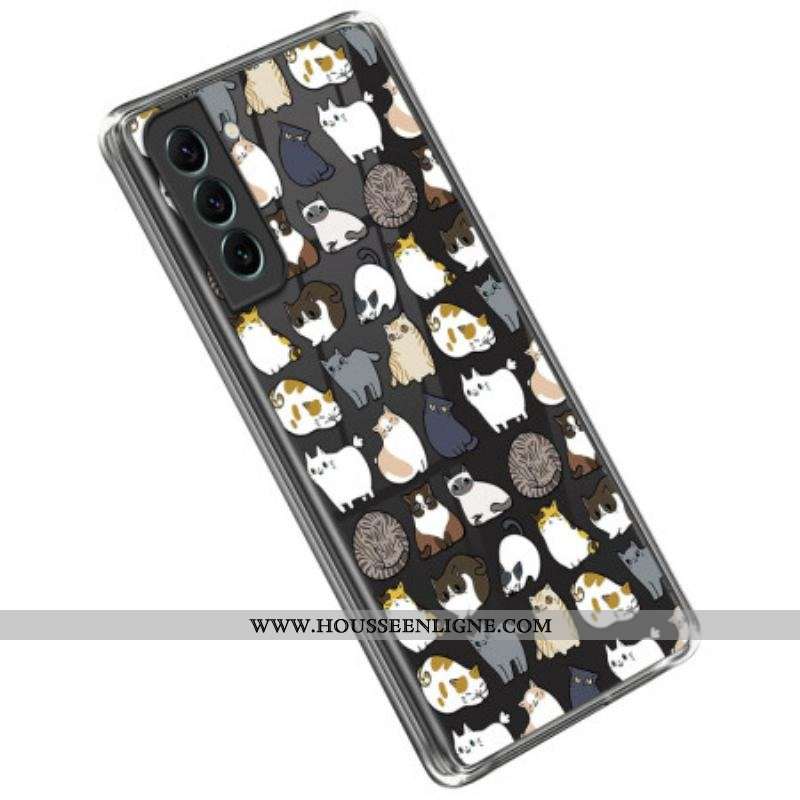 Coque Samsung Galaxy S23 5G Transparente Multiples Chats