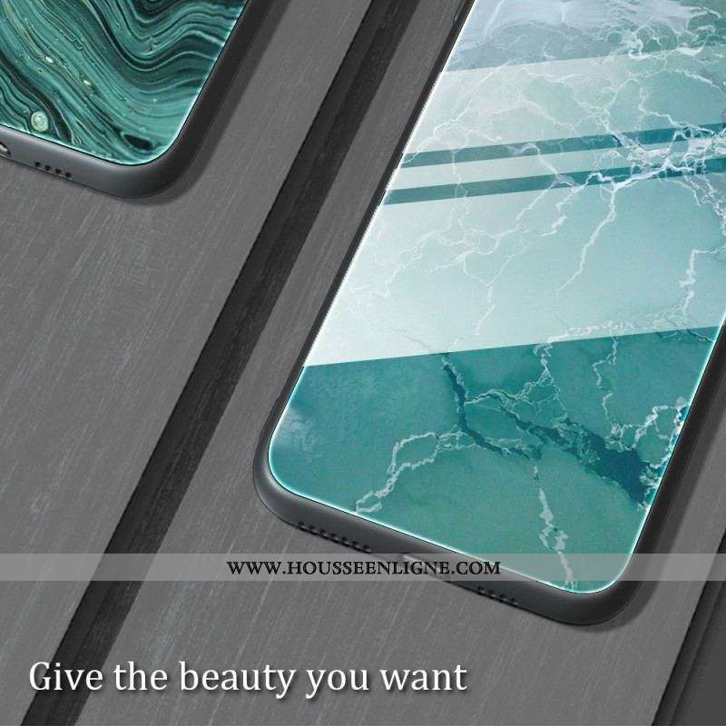 Coque Samsung Galaxy S23 5G Verre Trempé Marble Colors