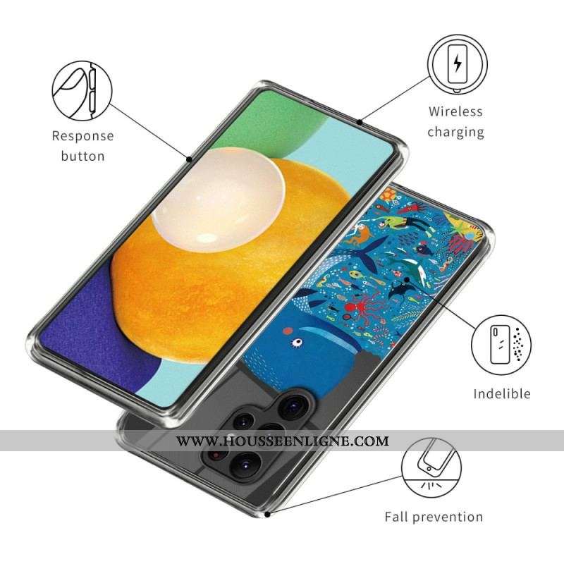 Coque Samsung Galaxy S23 Ultra 5G Baleine