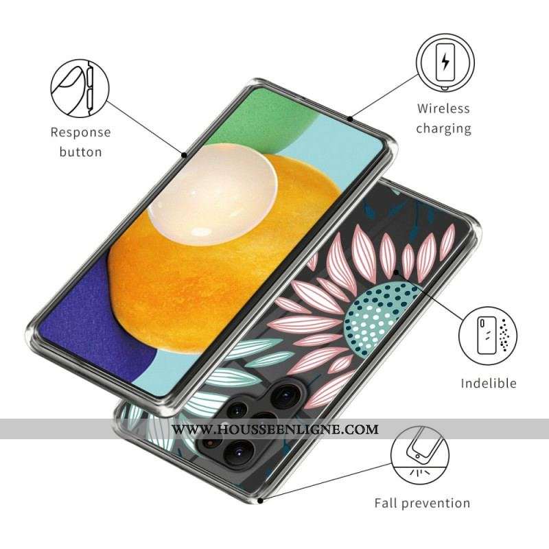 Coque Samsung Galaxy S23 Ultra 5G Florale