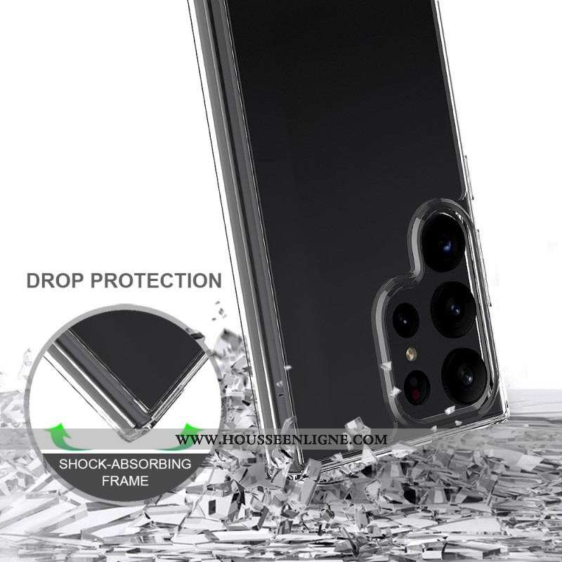 Coque Samsung Galaxy S23 Ultra 5G Transparente Anti-Jaunissement