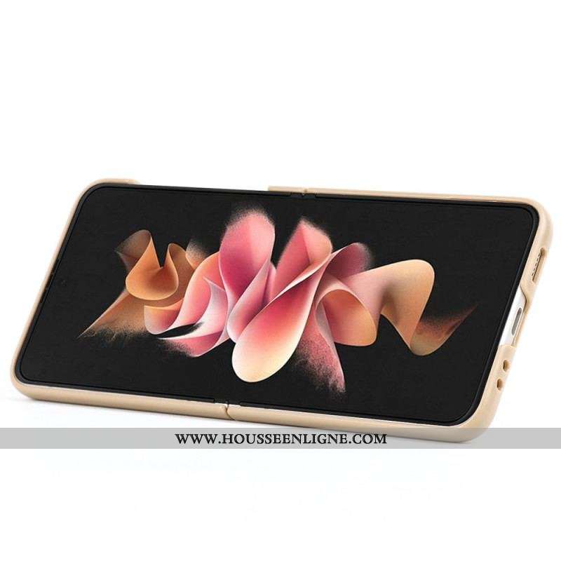 Coque Samsung Galaxy Z Flip 3 5G Anneau-Support et Cordon
