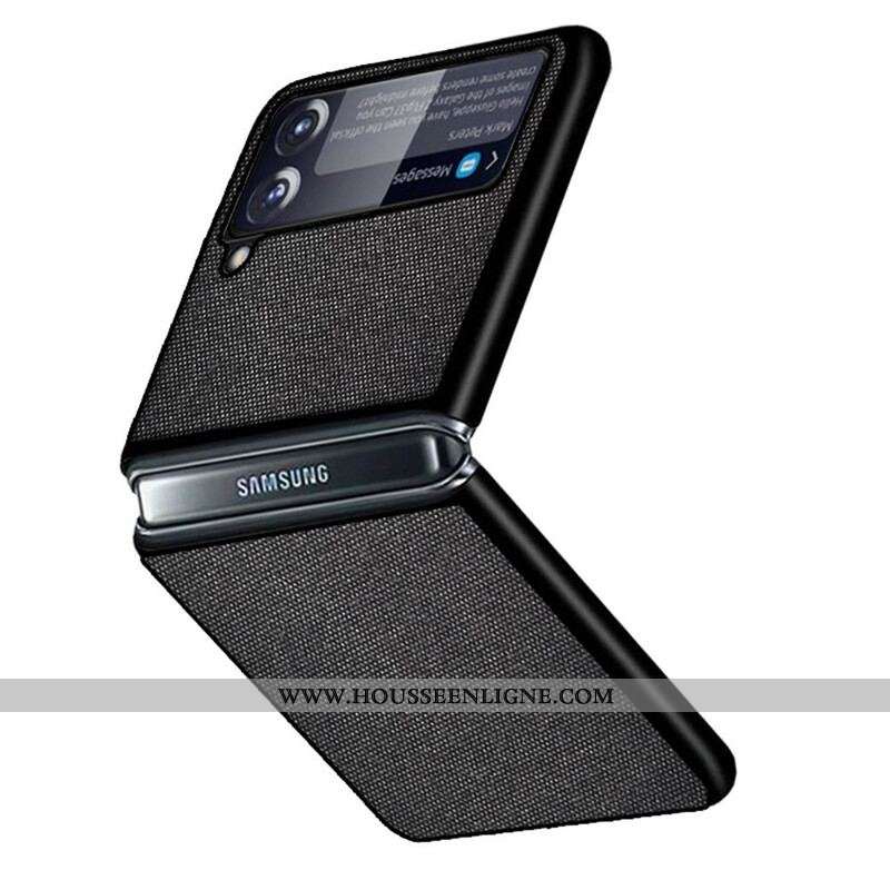 Coque Samsung Galaxy Z Flip 3 5G Texture Tissu