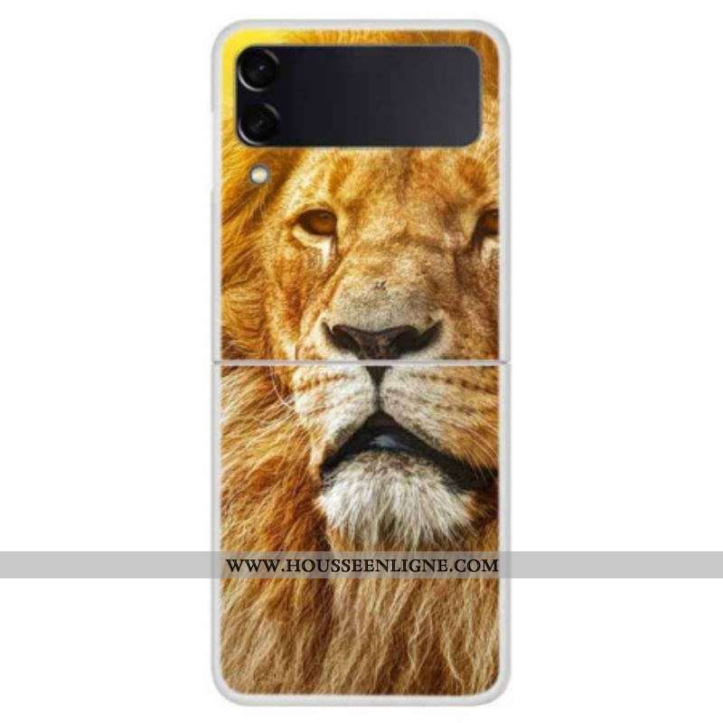 Coque Samsung Galaxy Z Flip 4 Lion