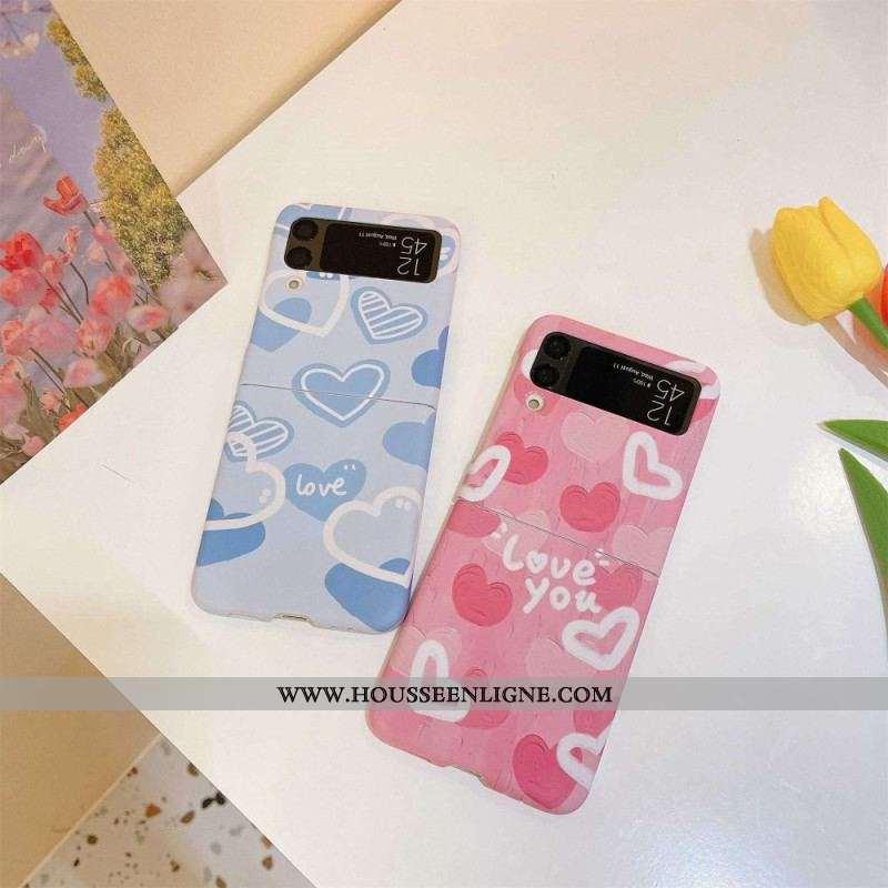 Coque Samsung Galaxy Z Flip 4 Love Flowers