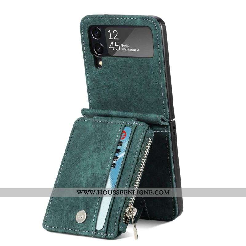 Coque Samsung Galaxy Z Flip 4 Porte-cartes / Porte-monnaie