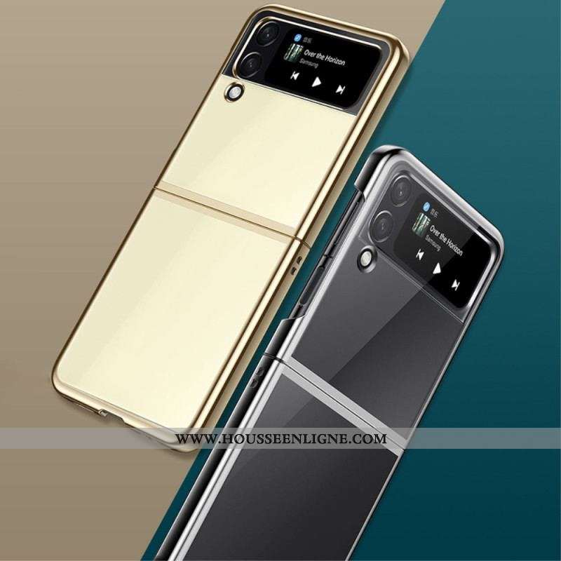 Coque Samsung Galaxy Z Flip 4 Transparente Contours Colorés