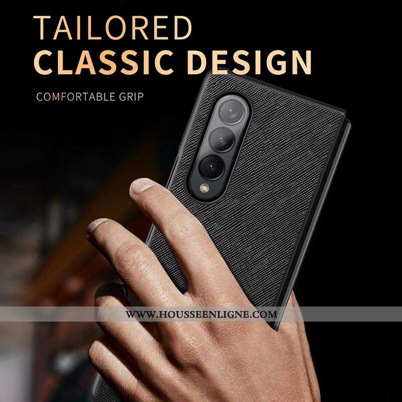 Coque Samsung Galaxy Z Fold 3 5G Cuir Texturé