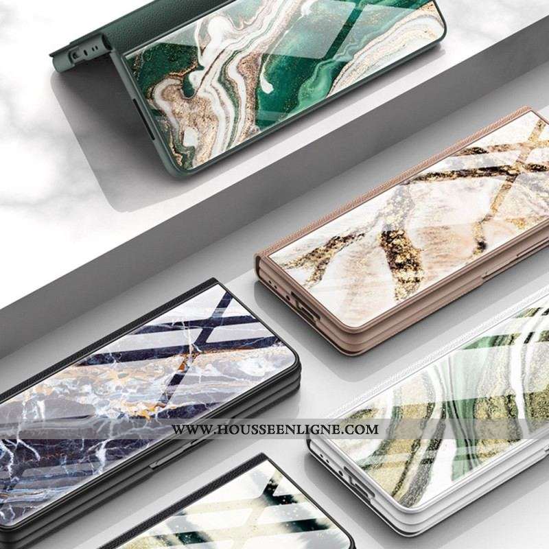 Coque Samsung Galaxy Z Fold 4 GKK Marble Waves