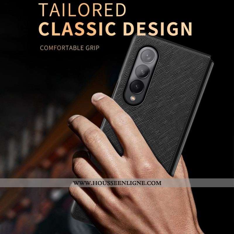 Coque Samsung Galaxy Z Fold 4 Texture Tissée