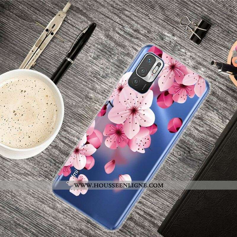 Coque Xiaomi Redmi Note 10 5G / Poco M3 Pro 5G Petites Fleurs Roses