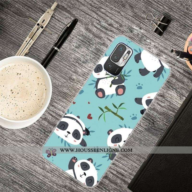 Coque Xiaomi Redmi Note 10 5G / Poco M3 Pro 5G Tas de Pandas