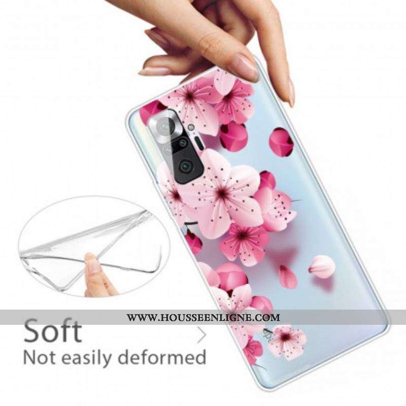 Coque Xiaomi Redmi Note 10 Pro Petites Fleurs Roses
