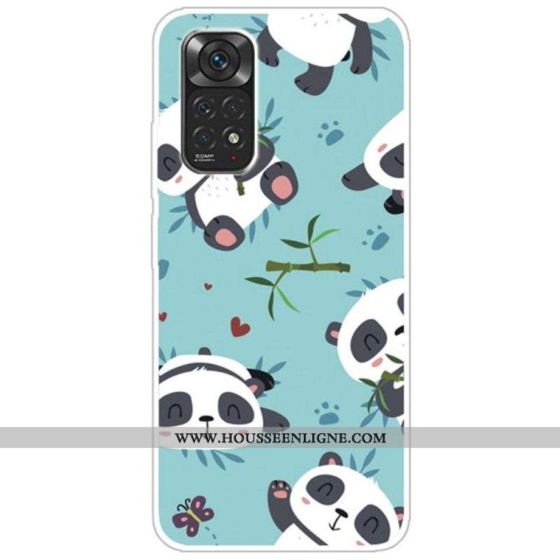 Coque Xiaomi Redmi Note 11 / 11s Tas de Pandas