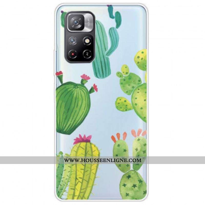 Coque Xiaomi Redmi Note 11 Pro Plus 5G Cactus Aquarelle
