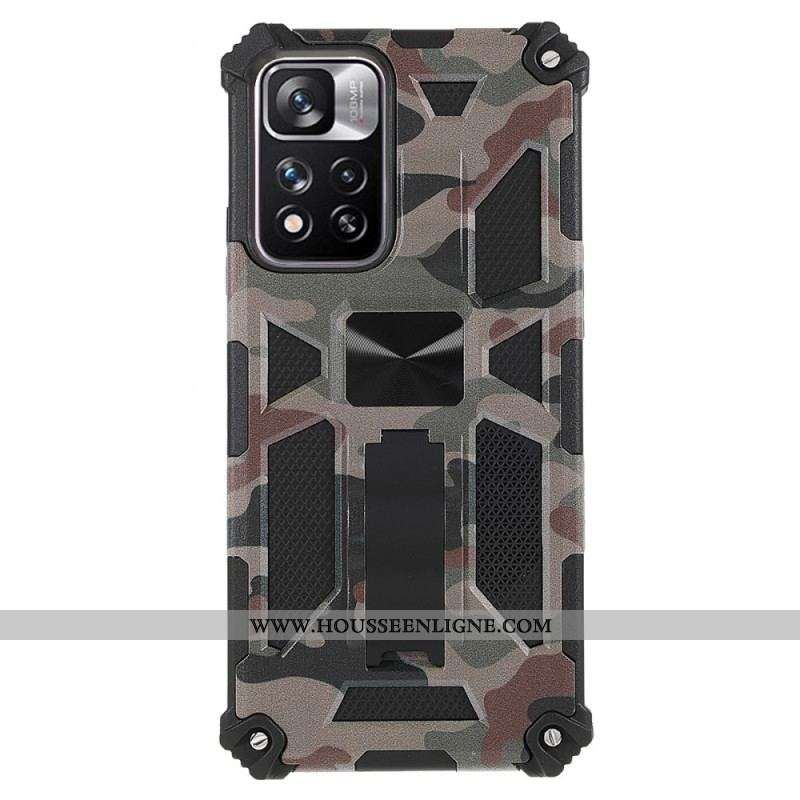 Coque Xioami Redmi Note 11 Pro Plus 5G Camouflage Support Amovible