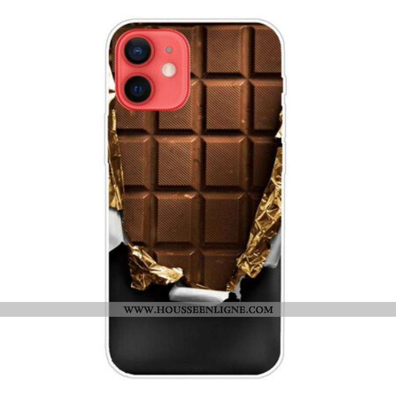 Coque iPhone 13 Mini Flexible Chocolat