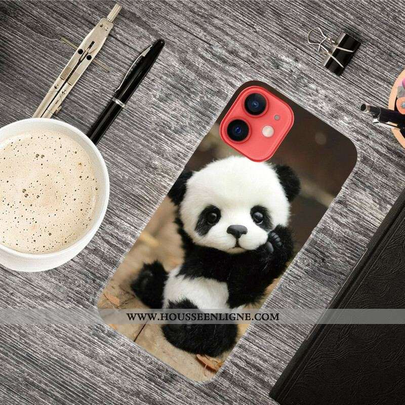 Coque iPhone 13 Mini Flexible Panda