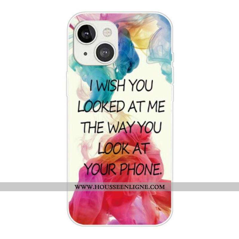 Coque iPhone 13 Mini I Wish You Looked At Me