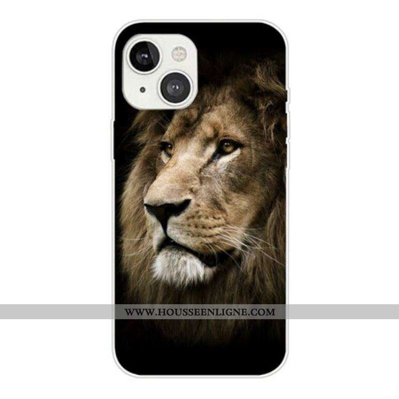 Coque iPhone 13 Mini Tête de Lion