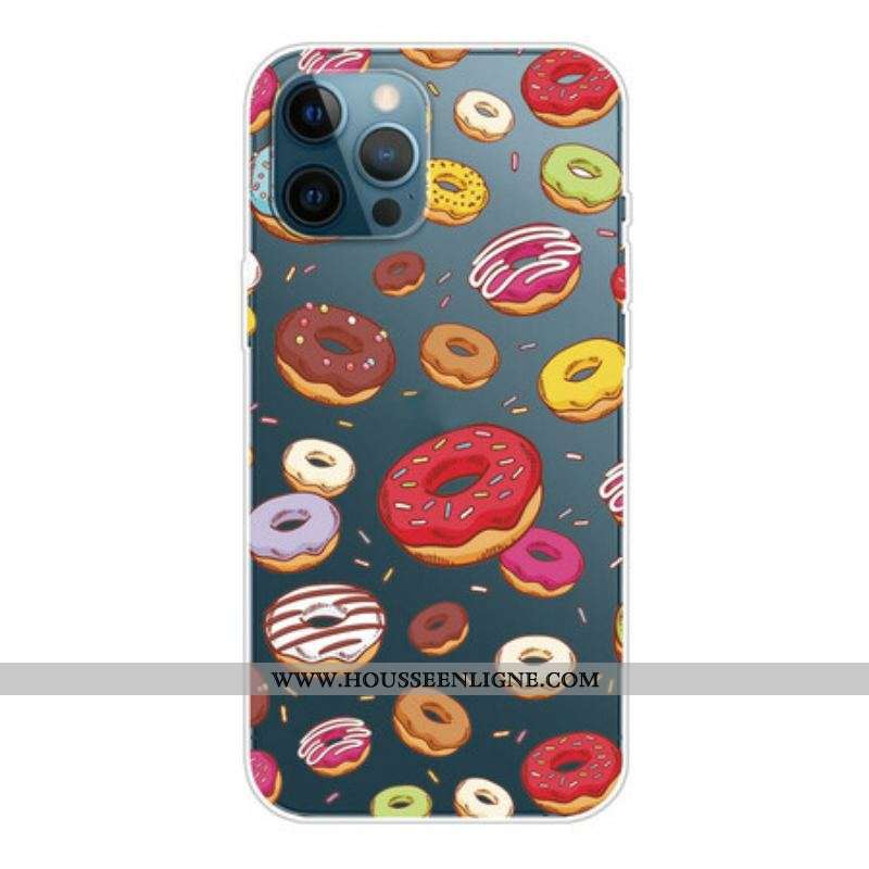 Coque iPhone 13 Pro Love Donuts
