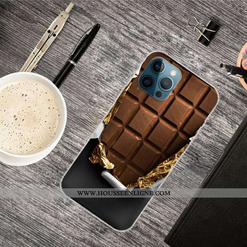 Coque iPhone 13 Pro Max Flexible Chocolat