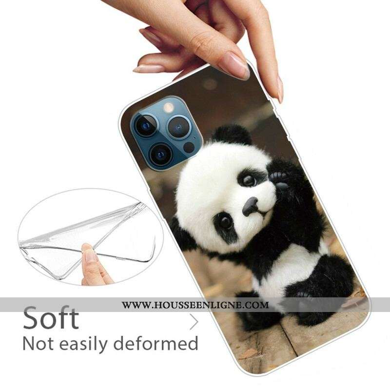 Coque iPhone 13 Pro Max Flexible Panda