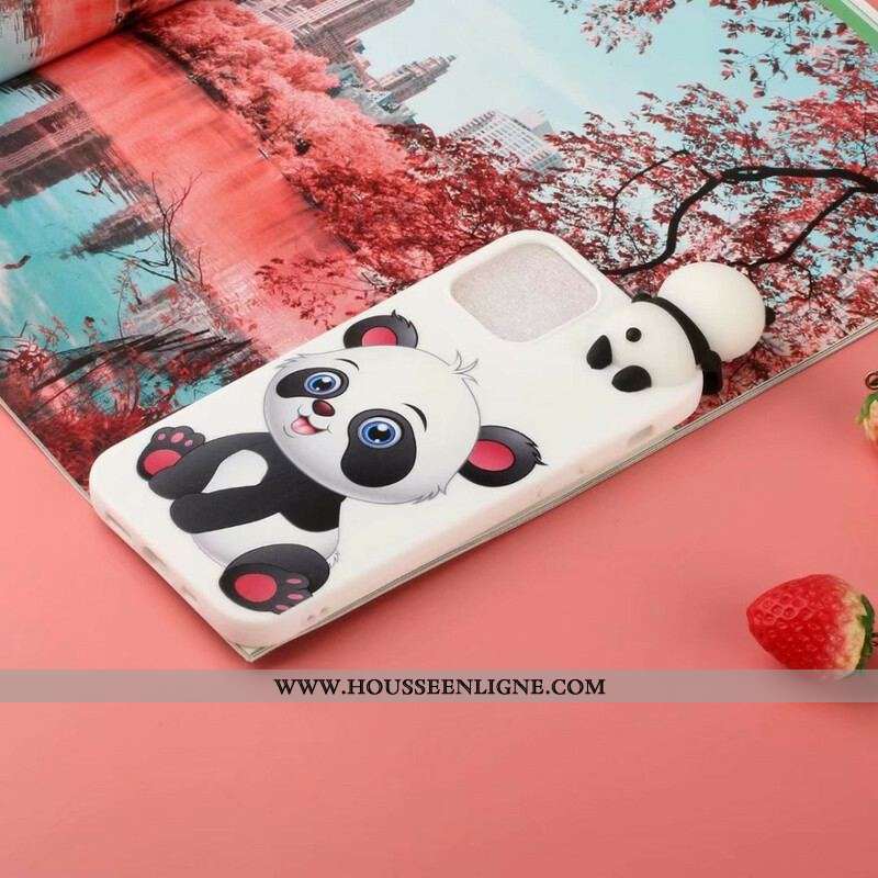 Coque iPhone 13 Pro Max Mignon Panda 3D