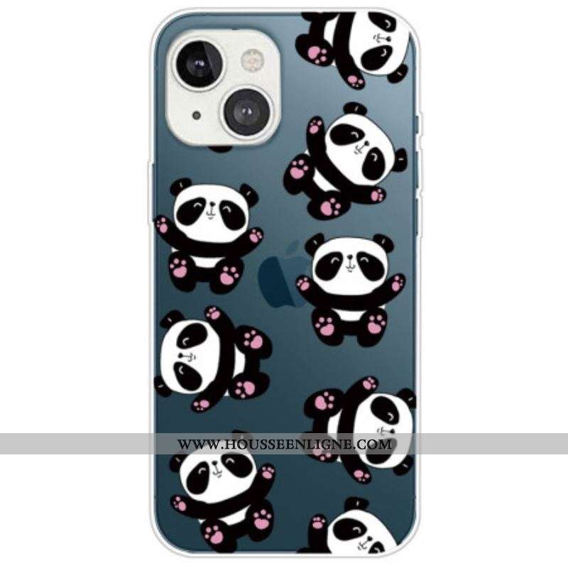 Coque iPhone 14 Plus Petits Pandas