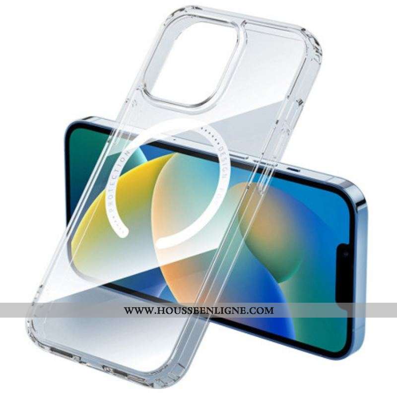 Coque iPhone 14 Plus Transparente Compatible MagSafe ROOK
