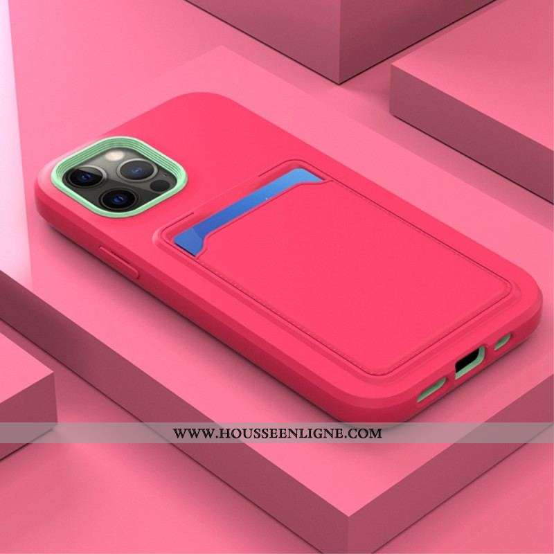 Coque iPhone 14 Pro Bicolore Porte Carte