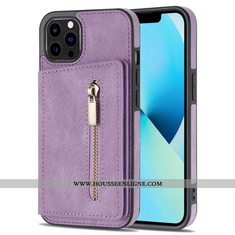 Coque iPhone 14 Pro Portefeuille Support Mains Libres
