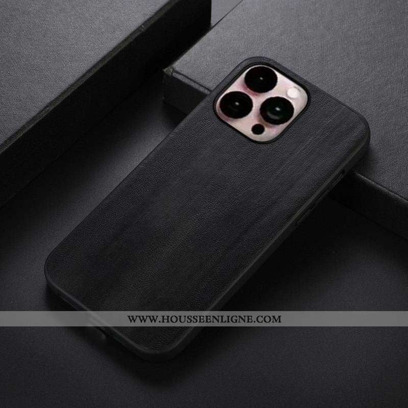 Coque iPhone 14 Pro Texture Cuir