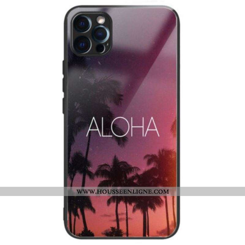 Coque iPhone 14 Pro Verre Trempé Aloha