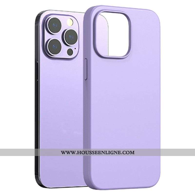 Coque iPhone 14 Silicone Luxe