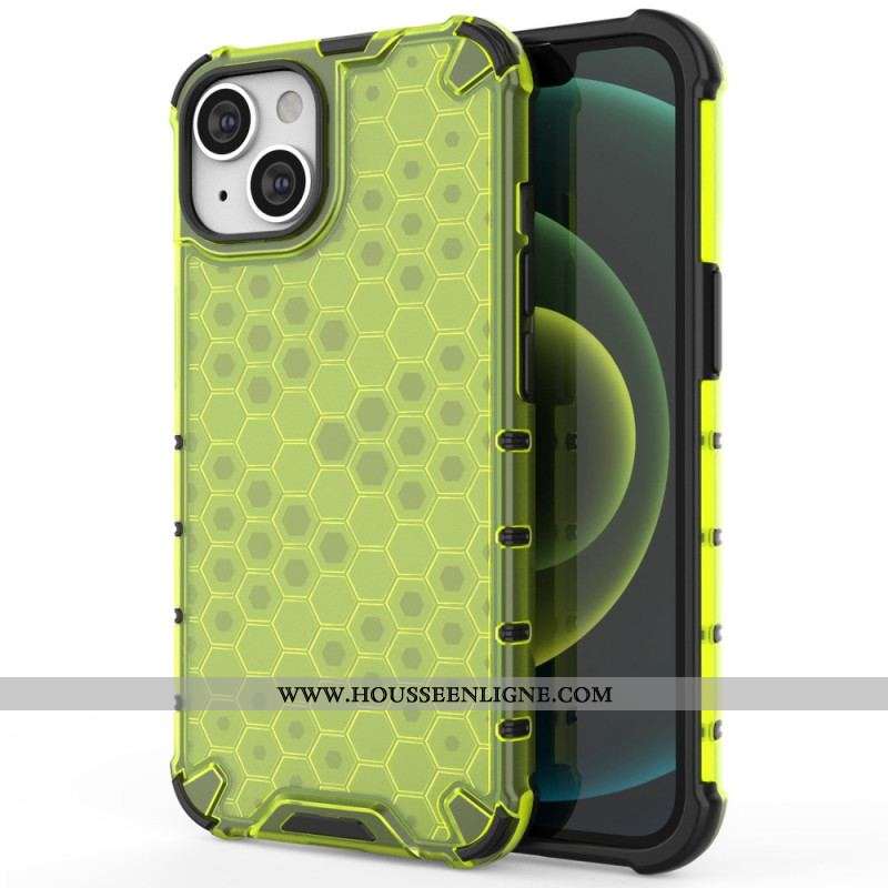 Coque iPhone 14 Style Nid d'Abeille