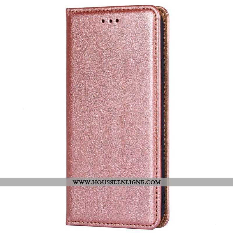 Flip Cover Moto G73 5G Simili Cuir Coutures