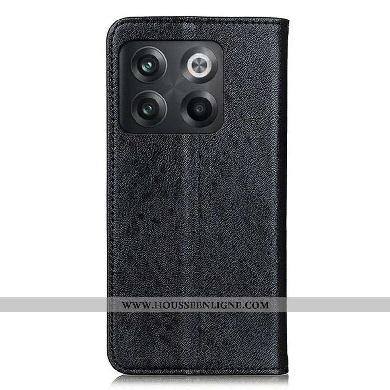Flip Cover OnePlus 10T 5G Simili Cuir Texturé