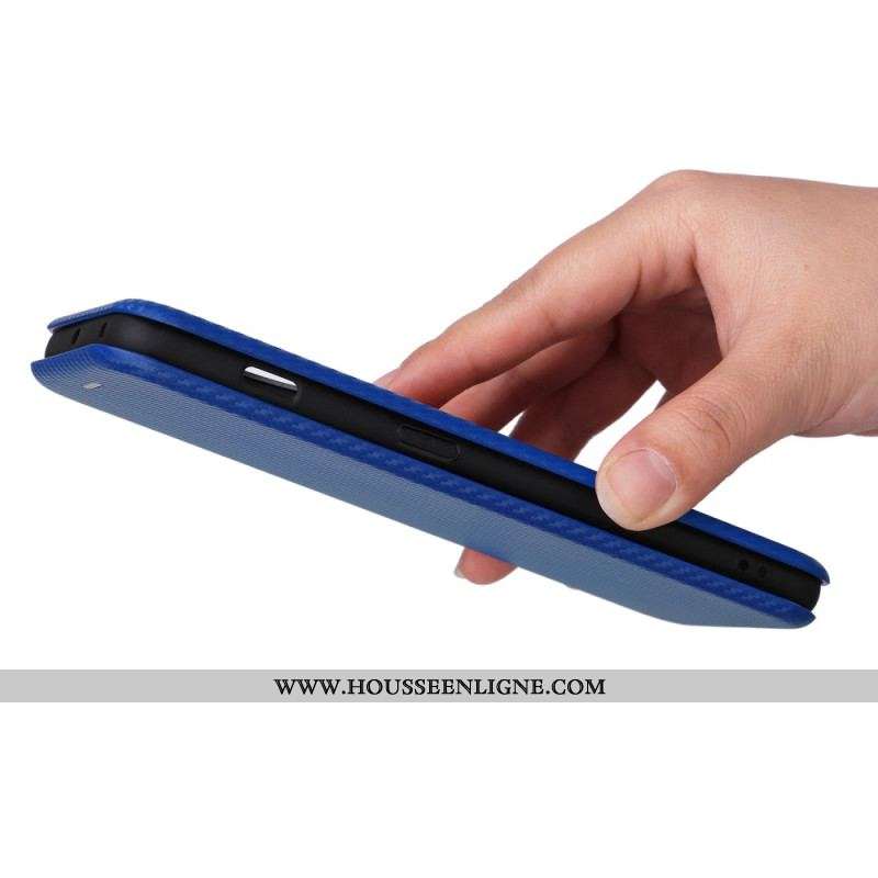 Flip Cover OnePlus 11 5G Fibre Carbone Colorée